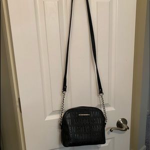 Black & Silver Steve Madden Crossbody Purse